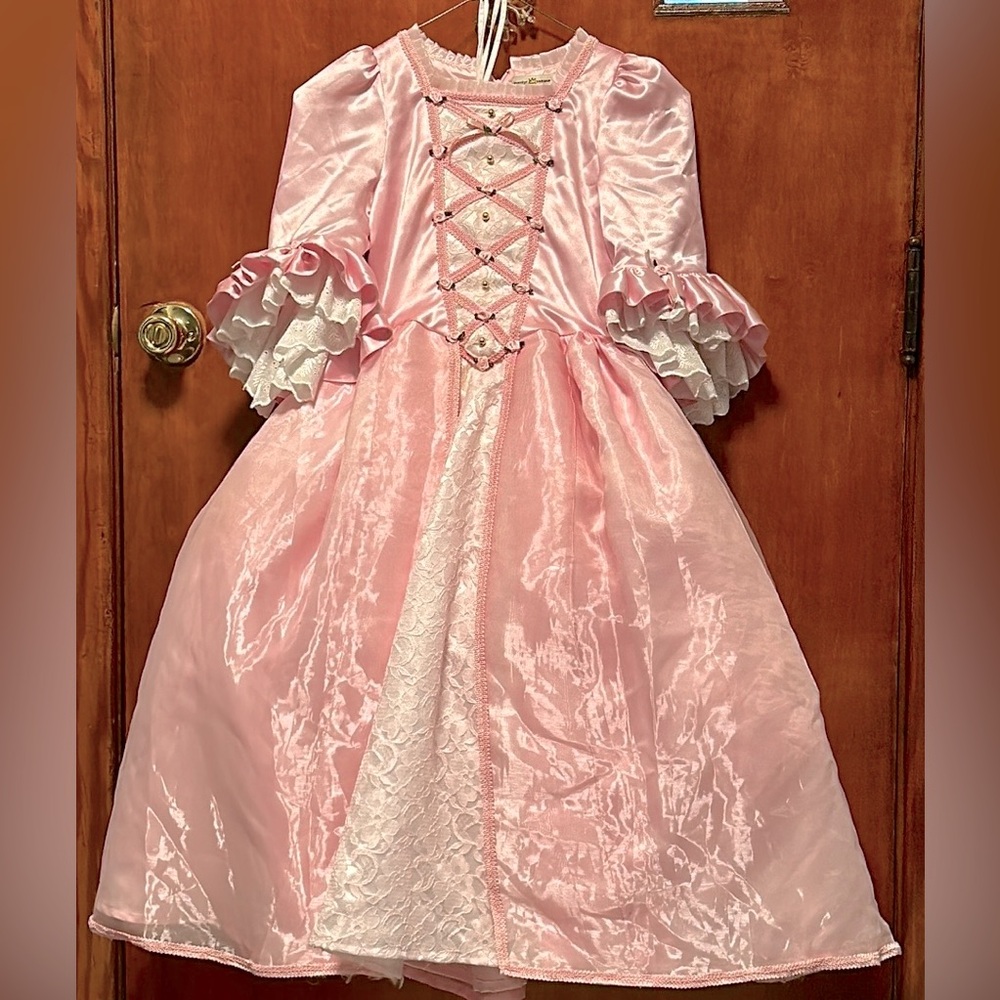 Marie Antoinette style costume pink dress for girls